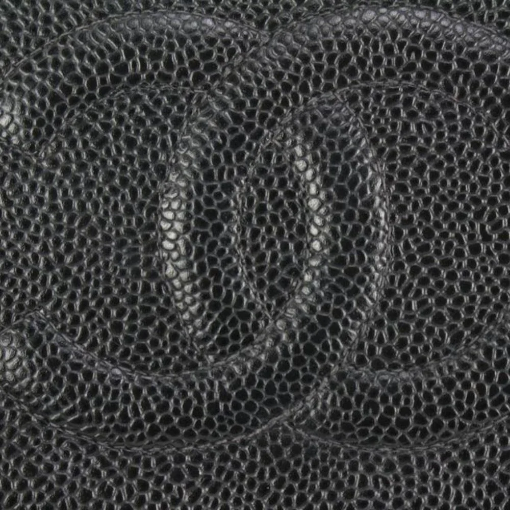 Chanel Black Caviar CC Logo Timeless Wallet on Chain WOC 61cz63s